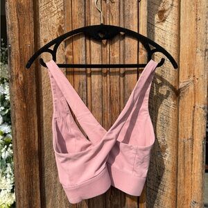 Fabletics Blush Crossover Sports Bra